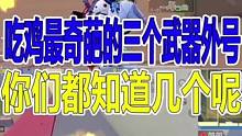 #这操作都看傻了 #游戏日常 #还有这种操作 吃鸡武器的三个外号