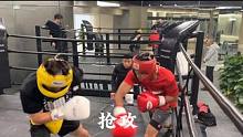 十秒钟拳手能做什么！年前给木村翔陪练