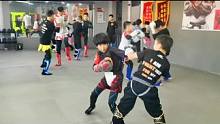 #少儿搏击 #刘威搏击踢拳体系 #现场实拍 #精彩片段 周六周日班，日常训练