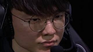 Faker反應(yīng)和走位把米勒看結(jié)巴了，米勒：faker還..挺...秀的 #faker  #faker