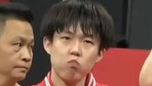 被点名和孙颖莎坐一起的王楚钦喝水也压不住内心的暗爽！#孙颖莎 #王楚钦