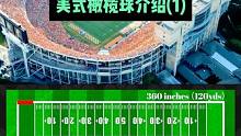 美式橄榄球场地介绍 美式橄榄球场地#美式橄榄球场 #NFL #腰旗橄榄球 #美式橄榄球教学 #运动