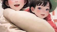 怀里揣着我的宝贝#人人都是ai艺术家 #我家神兽穿越进了漫画里