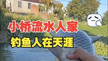 小桥流水人家，钓鱼人在天涯