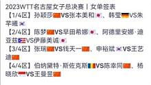 #wtt名古屋女子总决赛2023 哪一区都好难的赶脚～你更支持谁？#国乒 #wtt名古屋女子总决赛2