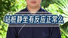 站桩静坐有反应，正常吗 #站桩 #静坐 #道家文化 #武当流湘