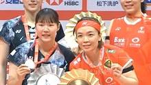 恭喜凡晨组合卫冕冠军，这是她们本赛季的第八冠。 #羽毛球