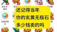 还记得你当年的玄黄无极石多少钱卖的吗#梦幻西游手游 #梦幻手游造梦计划