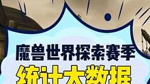 魔兽世界探索赛季服首周大数据 #魔兽世界探索赛季首周大数据，这些你都知道吗？ #魔兽世界 #魔兽世界