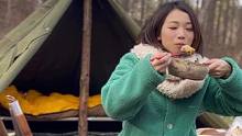 露营生蛋牛肉饭#露营报告