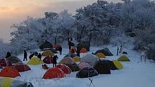 一群不怕冷的人儿#露营报告