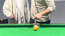 速度要快姿势要帅，杆法展示。#现场实拍 #杆法 #台球 #是时候展现真正的技术了