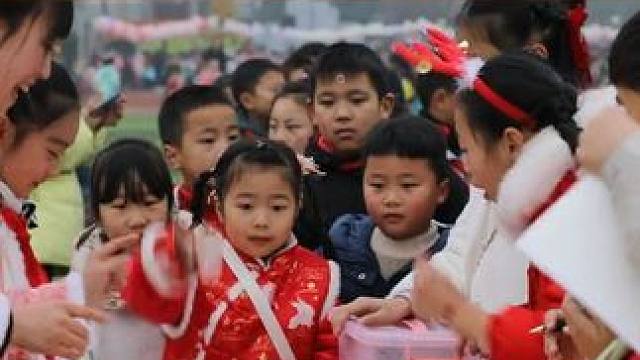 丹棱县端淑小学举办2024年扬民俗 品年味元且活动现场气 #活动 #元旦 #2024