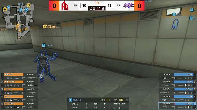 AG vs Xrock CF燃冬杯淘汰赛败者组第二轮