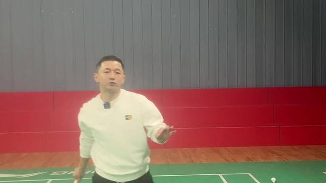 接杀球挑后场手法