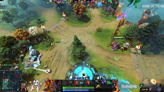 dota2这种id引起民愤见一个杀一个，辅助莱恩