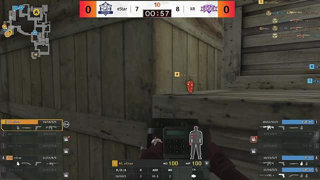 Xrock vs eStar CF燃冬杯淘汰赛败者组第三轮