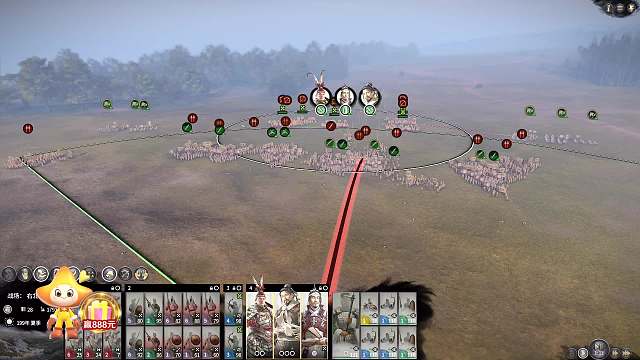 披甲铁骑迂回绕后大破贼军