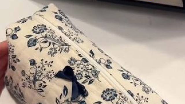 沉浸式手工制作vlog｜精致女人DIY自制化妆包vlog～✨☺️ 
#手工diy #亲手制作 #缝制