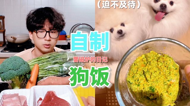 自制狗饭香喷喷