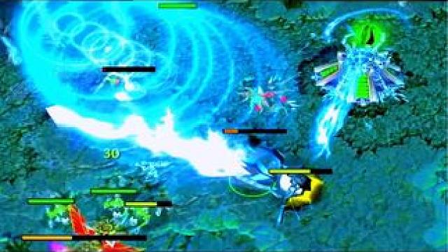 dota搞笑 蓝猫大招躲闪大招新人手把手教学。#dota2 #dota #游戏中的名场面 #技术流自