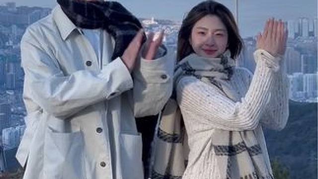 终于轮到我拍这个转场啦#新年第一场旅行 #情侣的日常 #旅行