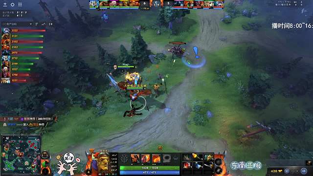 dota2 cti内战哈士奇组挑战战狼组！第二场