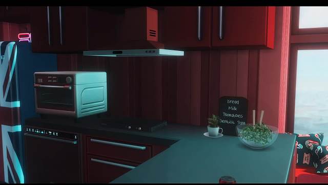 模拟人生4新年红铁皮房