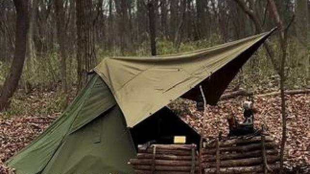 bc露营搭建思路#露营报告 #野营 #户外 #bushcraft