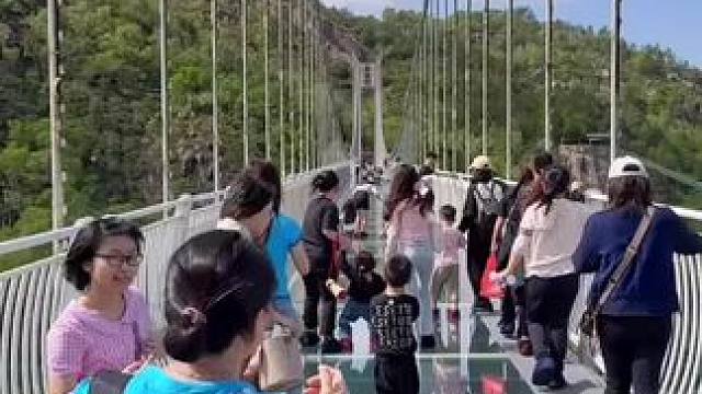 #上热门 #玩的就是心跳 #网红玻璃桥 #随拍