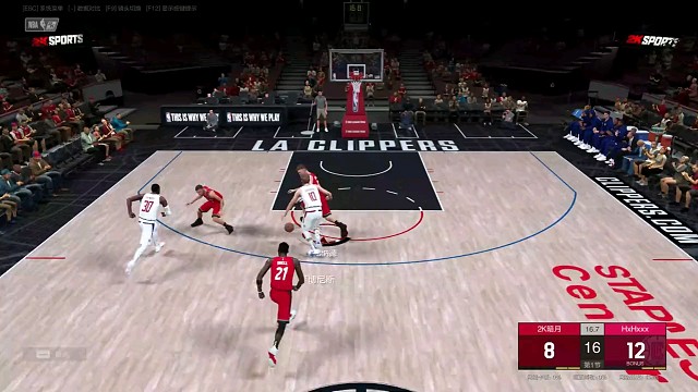 《NBA2kol2》精彩的进球2