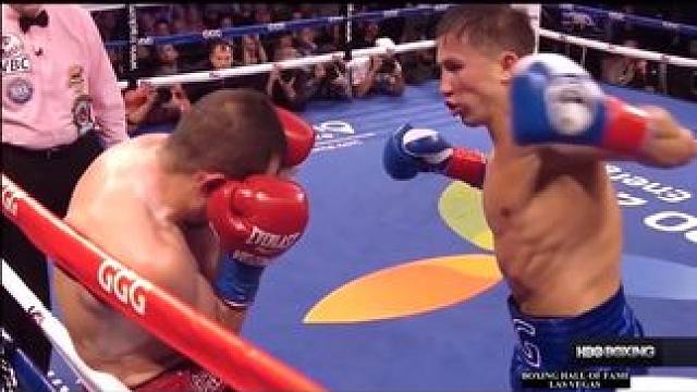 有一种从天降的拳法，来自戈洛夫金的下勾拳！#拳击 #kotv #拳王 #戈洛夫金