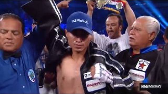 米奇加西亚最漂亮的一战，重炮杀手洛佩兹也被他无情终结#拳击 #kotv #拳王 #加西亚