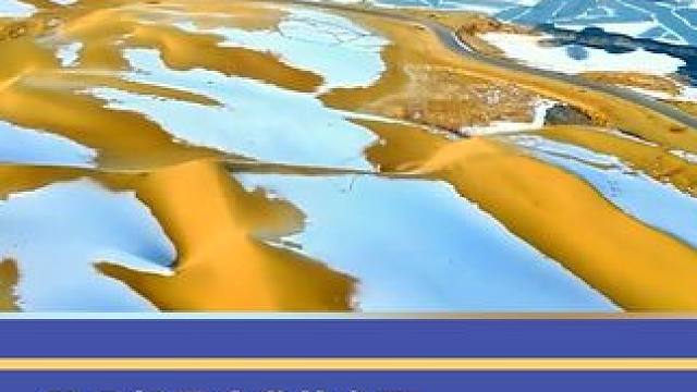 #雪后新疆沙漠美出圈 #沙漠 #美景