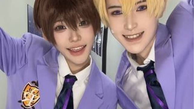 又幸福了
#樱兰高校男公关部 #藤冈春绯 #须王环 #cos