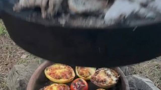 另一个版本的土豆盒子#露营报告 #野营 #露营美食报告