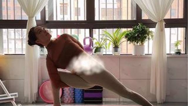 每天不知道练什么，就跟着口令练这组腿部体式串联，提升腿部力量#零基础学瑜伽 #瑜伽串联 #流瑜伽