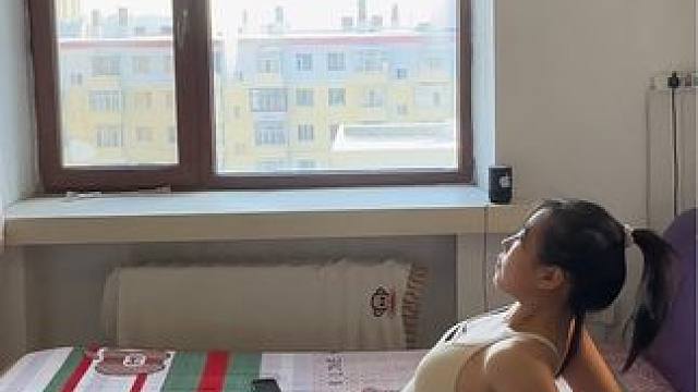 对女生友好的动作【束角式】释放盆骨压力提升睡眠质量#体态调整 #瑜伽 #女性瑜伽