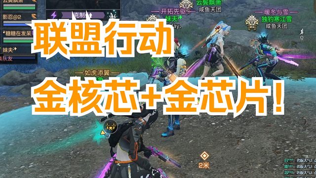 【明日之后】联盟行动，金核芯+金芯片！猜猜谁出的？