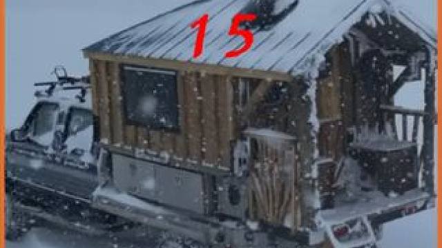 如果你也有这样的房车，敢挑战雪中露营吗？