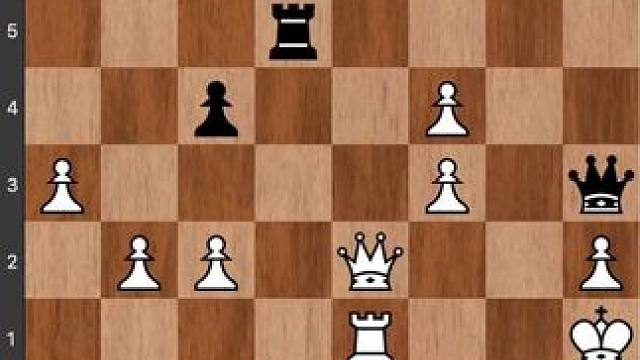 #国际象棋 #儿童 #游戏 #知识 #技能 国际象棋白攻王，如果你能找到这里正确的计划，你一定是个高