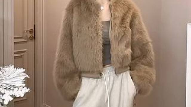#冬天还得是皮草穿搭