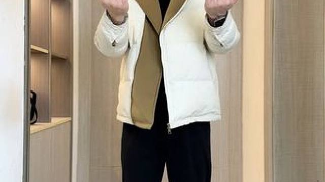 胖子不穿一次撞色棉服，你都不知道自己有多帅气，去当伴郎这样穿，伴娘倒贴都要嫁给你 #男装搭配   #