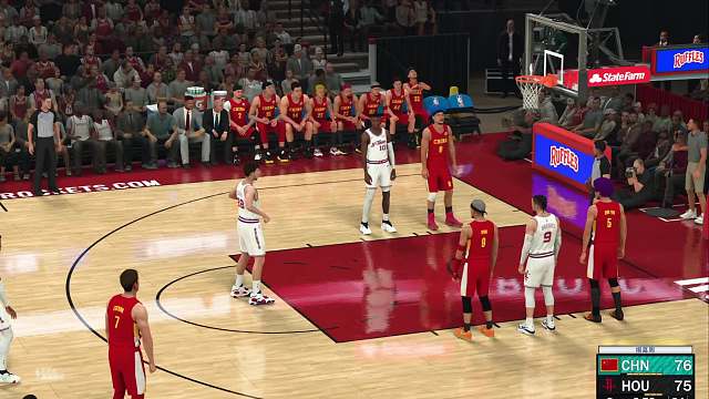 S6赛季 常规赛揭幕战 中国队vs经典火箭 136-111