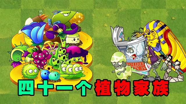 植物大战僵尸2：哪些植物家族能够打败三只满阶平民僵尸？