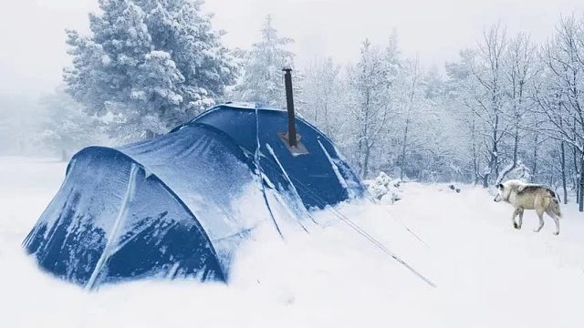 3位年过70岁的大爷，挑战人生中第一次野外露营，还遭遇了暴风雪