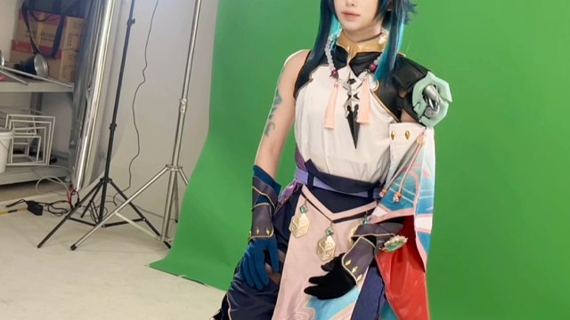 你的魈宝第一次出来营业有点紧张（坐的很端正）