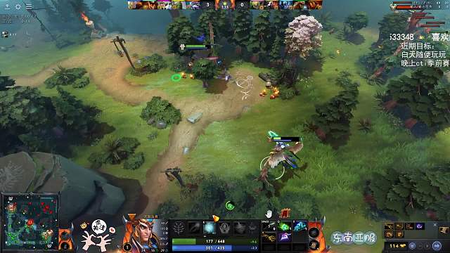 dota2 cti季前赛八强 还没想队名 VS GTMD雪枫 第一场