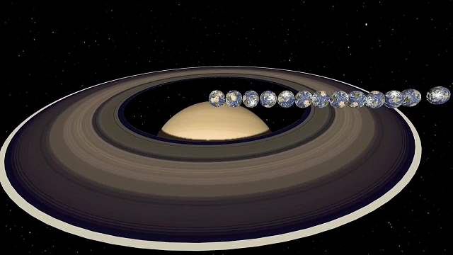 如果把土星环堆满需要多少个地球？