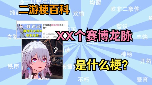 【二游梗百科】“XX个赛博龙脉”是什么梗？